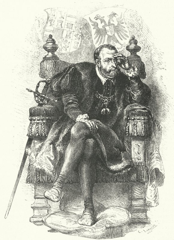 V. Károly, római római császár (metszet) alkotó: German School