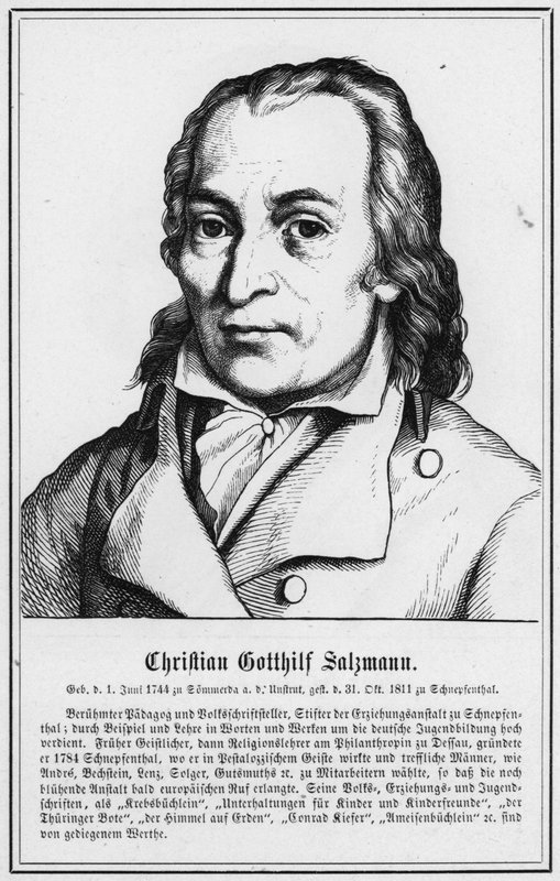 Christian Gotthilf Salzmann (metszet) alkotó: German School