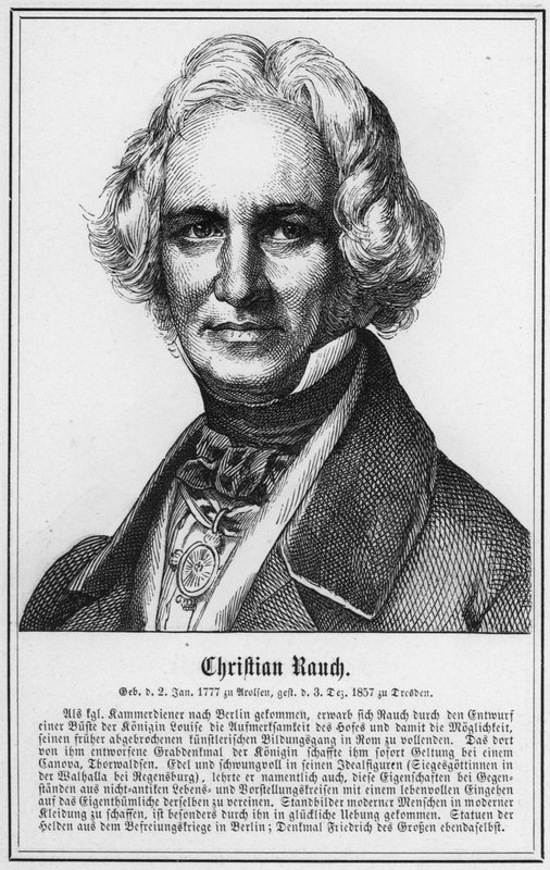 Christian Rauch (metszet) alkotó: German School