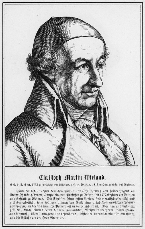 Christoph Martin Wieland (metszet) alkotó: German School