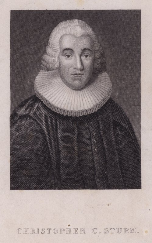 Christopher Christian Sturm, német teológus (metszet) alkotó: German School