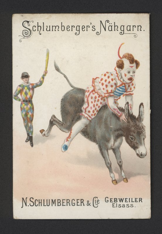 Bohócok (chromolitho) alkotó: German School