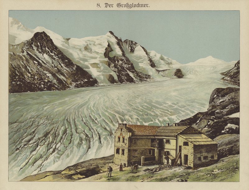 Der Grossglockner (színes litó) alkotó: German School