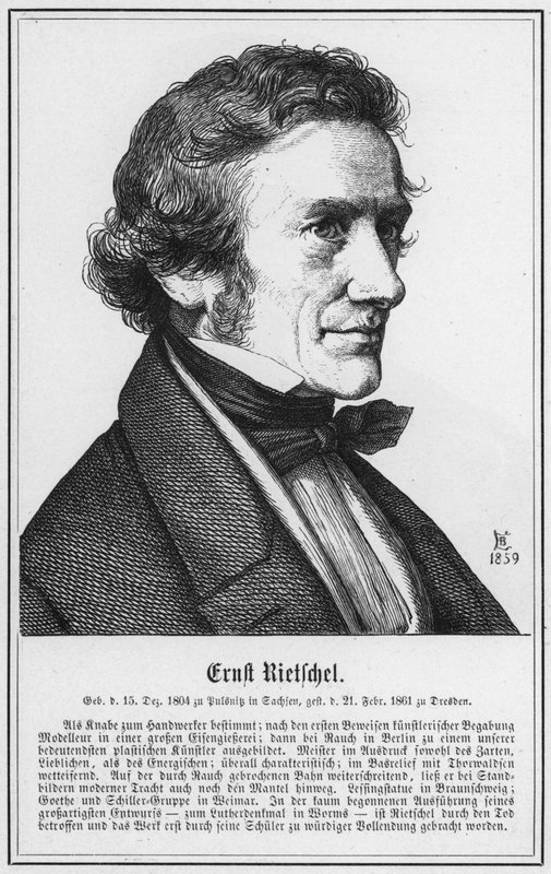 Ernst Rietschel (metszet) alkotó: German School