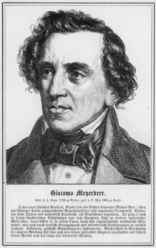 Giacomo Meyerbeer (metszet) alkotó: German School