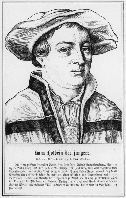 Hans Holbein der Jungere (metszet) alkotó: German School