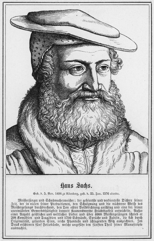 Hans Sachs (metszet) alkotó: German School