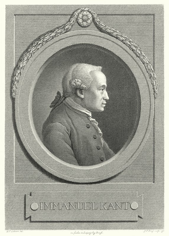 Immanuel Kant német filozófus (metszet) alkotó: German School