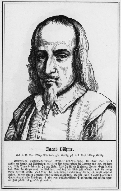Jacob Bohme (metszet) alkotó: German School