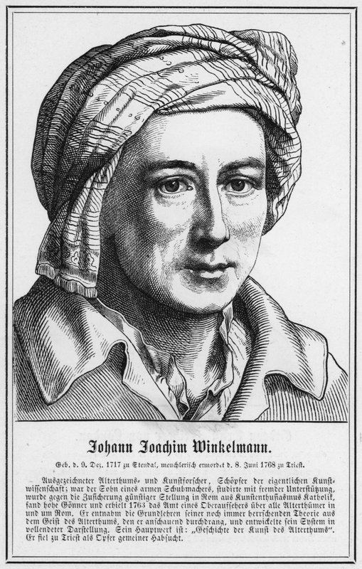 Johann Joachim Winkelmann (metszet) alkotó: German School