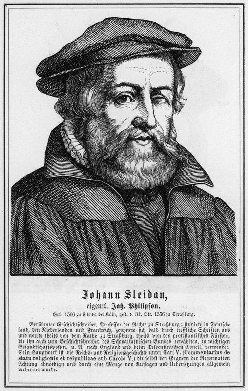 Johann Sleidan (metszet) alkotó: German School