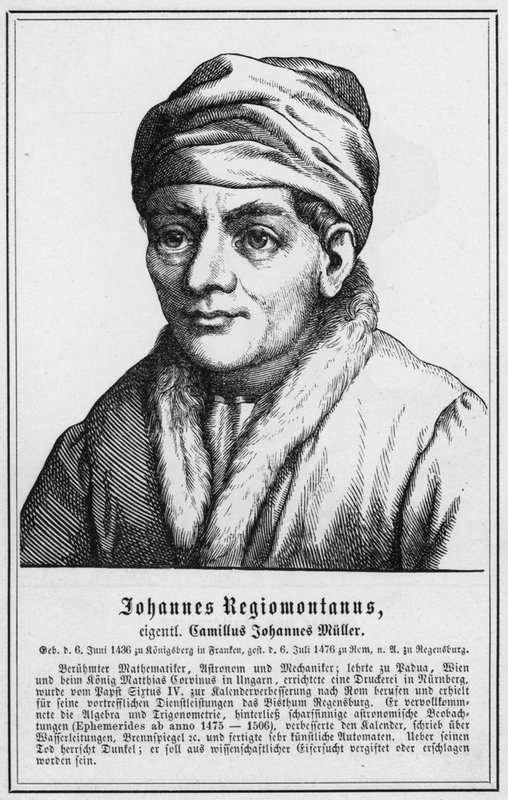 Johannes Regiomontanus (metszet) alkotó: German School