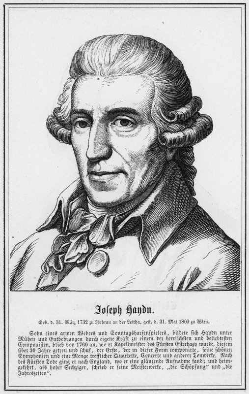 Joseph Haydn (metszet) alkotó: German School