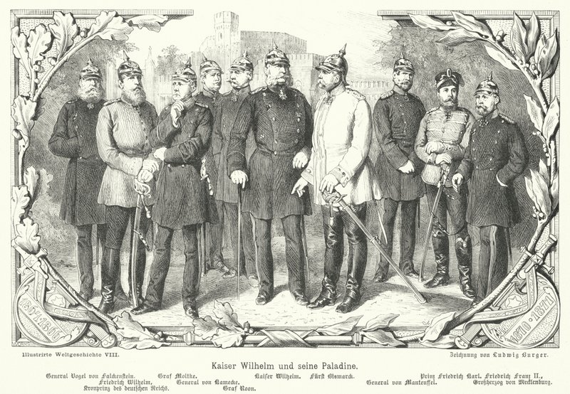 Vilmos császár és paladinjai alkotó: German School