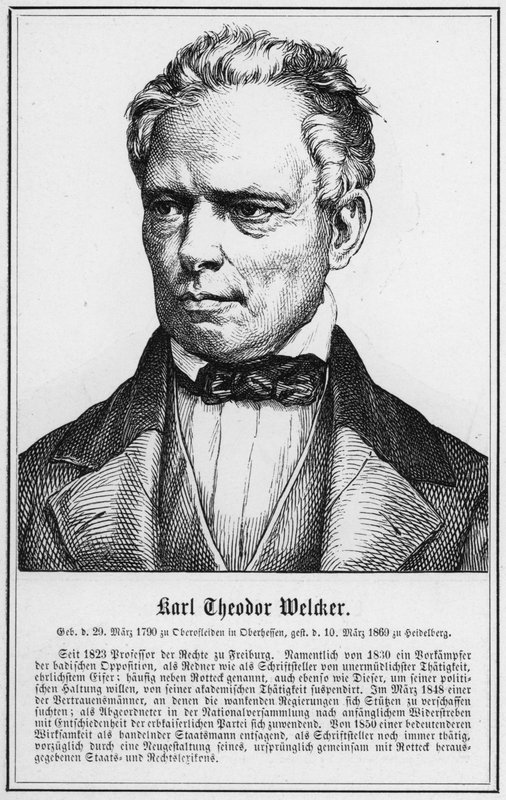 Karl Theodor Welcker (metszet) alkotó: German School