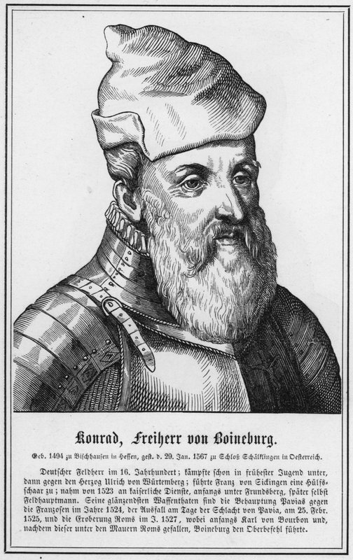 Konrad, Freiherr von Boineburg (metszet) alkotó: German School