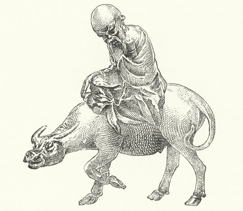 Laozi, ókori kínai filozófus (metszet) alkotó: German School