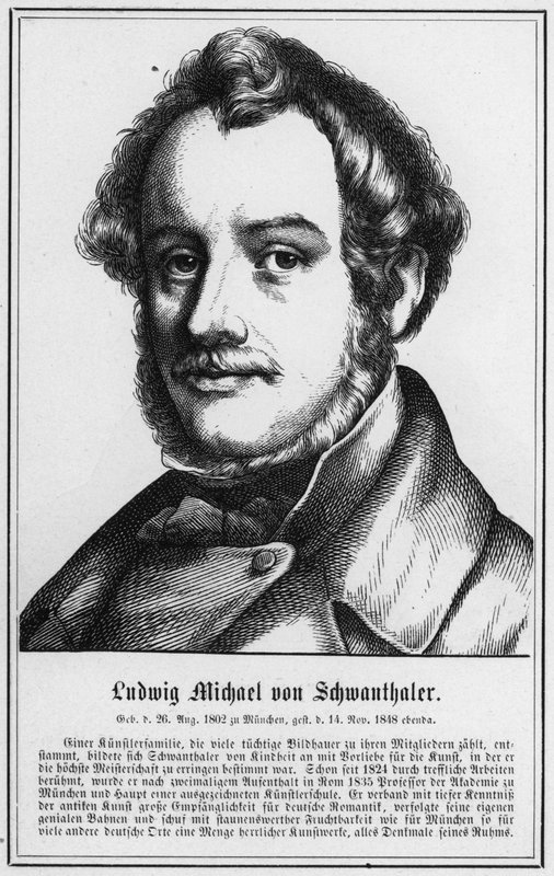 Ludwig Michael von Schwanthaler (metszet) alkotó: German School