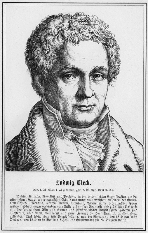 Ludwig Tieck (metszet) alkotó: German School