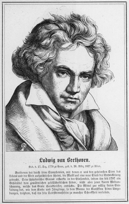 Ludwig van Beethoven (metszet) alkotó: German School
