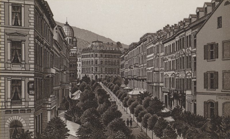 Parkstrasse (litho) alkotó: German School