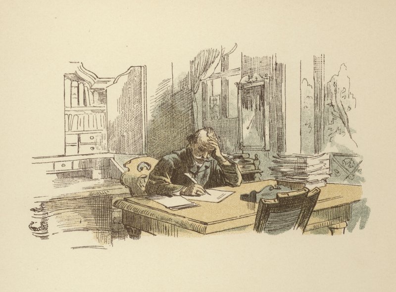 Költő írás (színes litó) alkotó: German School