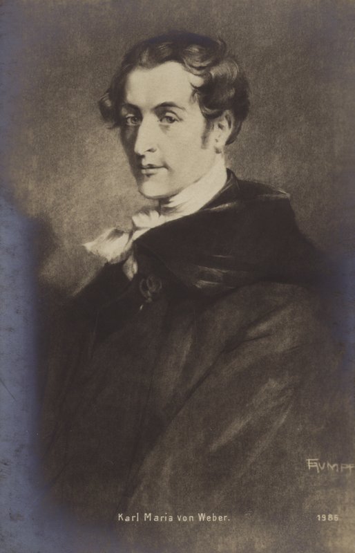 Carl Maria von Weber portréja alkotó: German School
