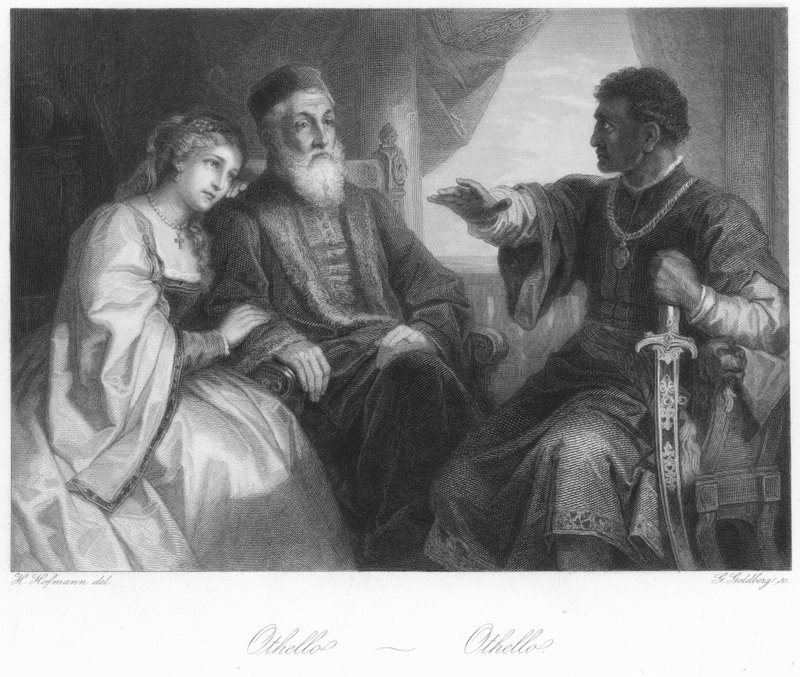 Jelenet az Othello-ból alkotó: German School