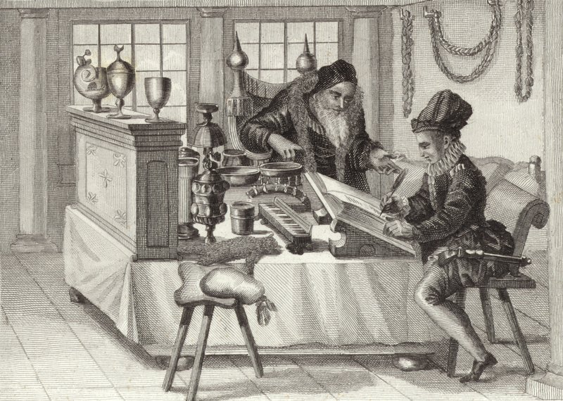 Scriptorium alkotó: German School