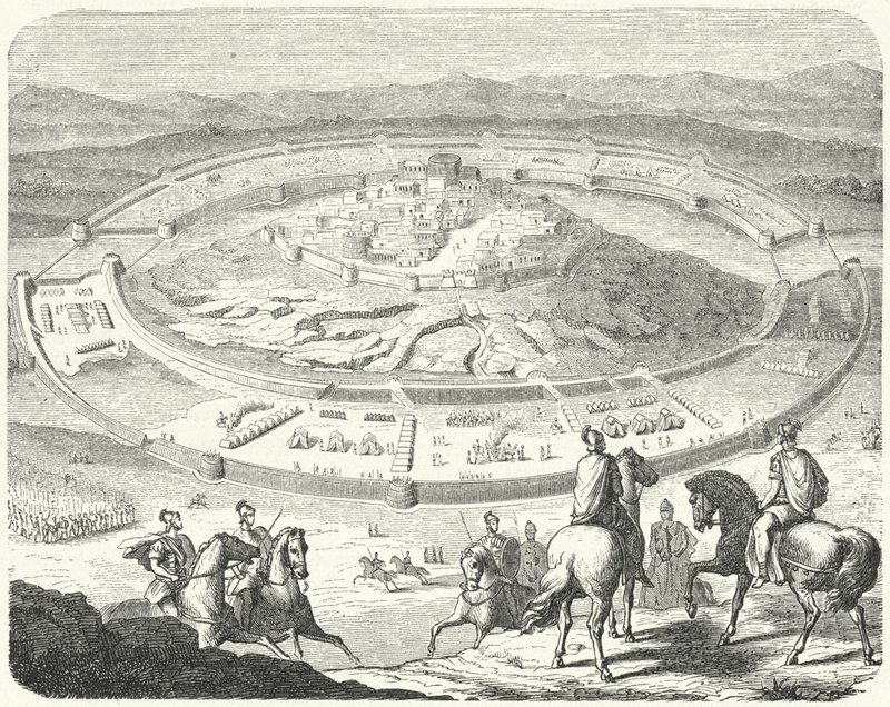 Numantia ostroma a rómaiak által alkotó: German School