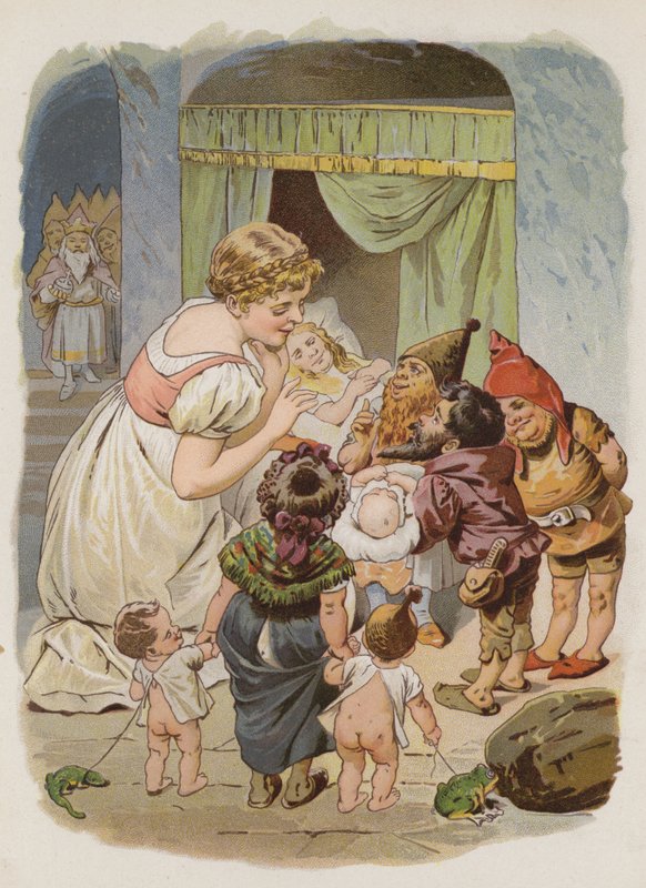 Az elfek és a cipész (chromolitho) alkotó: German School