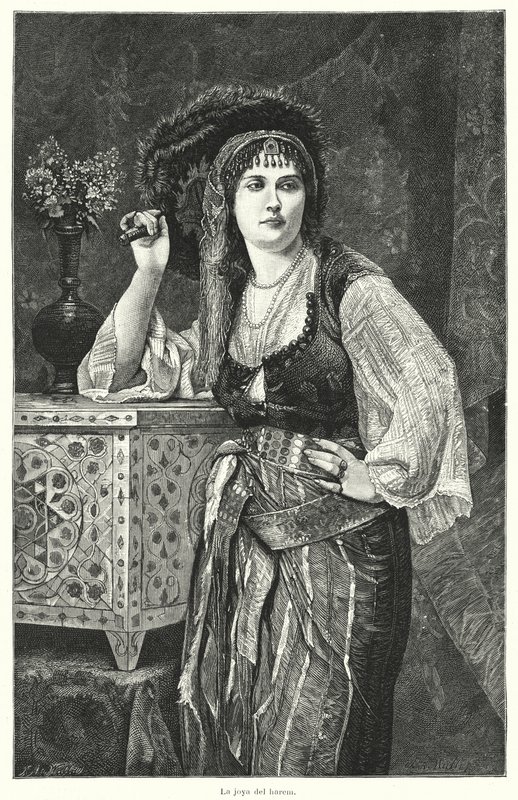 A hárem ékköve (litho) alkotó: German School