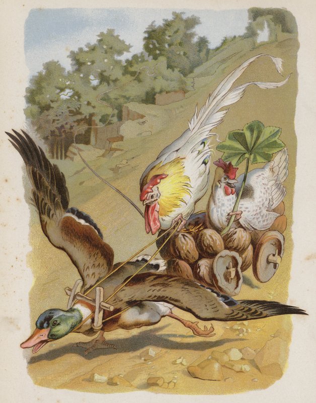 Ragamuffin csomag (chromolitho) alkotó: German School