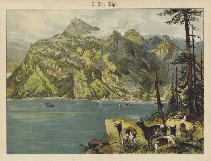 Rigi (színes litó) alkotó: German School