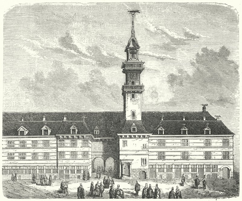 Az eredeti Royal Exchange, London (metszet) alkotó: German School