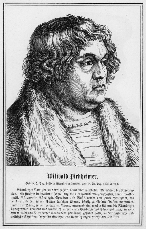 Willibald Pirkkheimer (metszet) alkotó: German School
