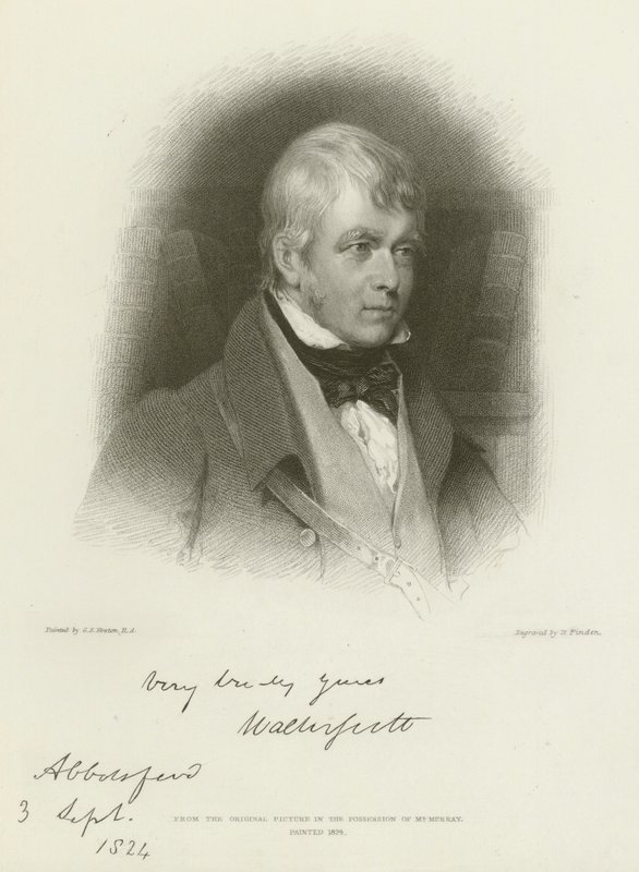 Sir Walter Scott alkotó: Gilbert Stuart Newton