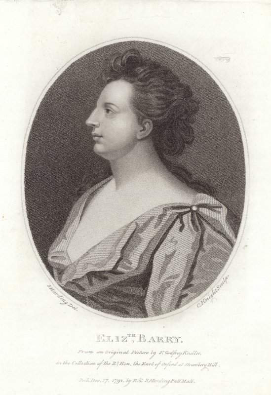 Elizabeth Barry alkotó: Godfrey Kneller