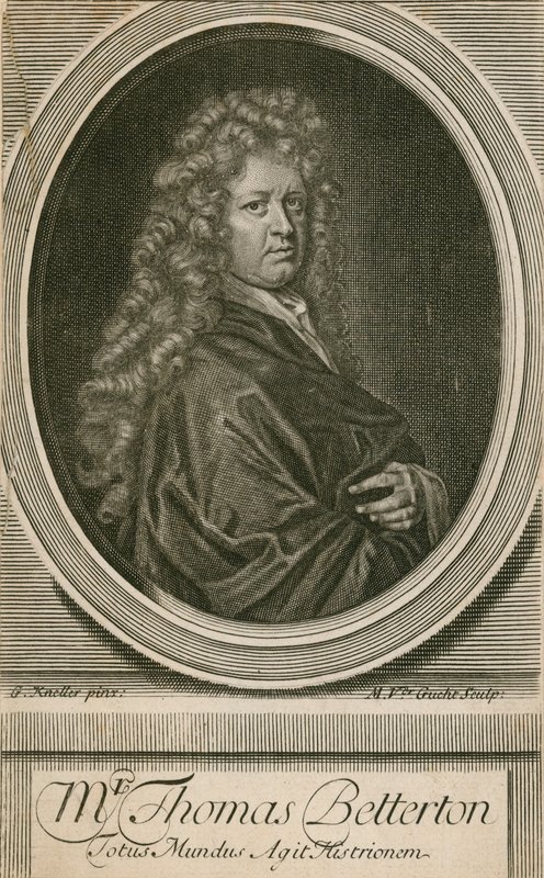 Thomas Betterton úr, színész alkotó: Godfrey Kneller