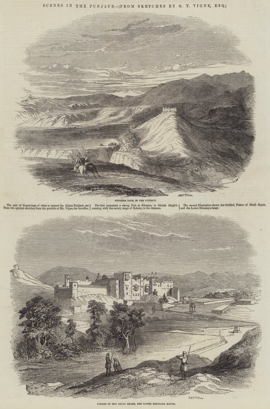 Jelenetek a Punjaubban alkotó: Godfrey Thomas Vigne