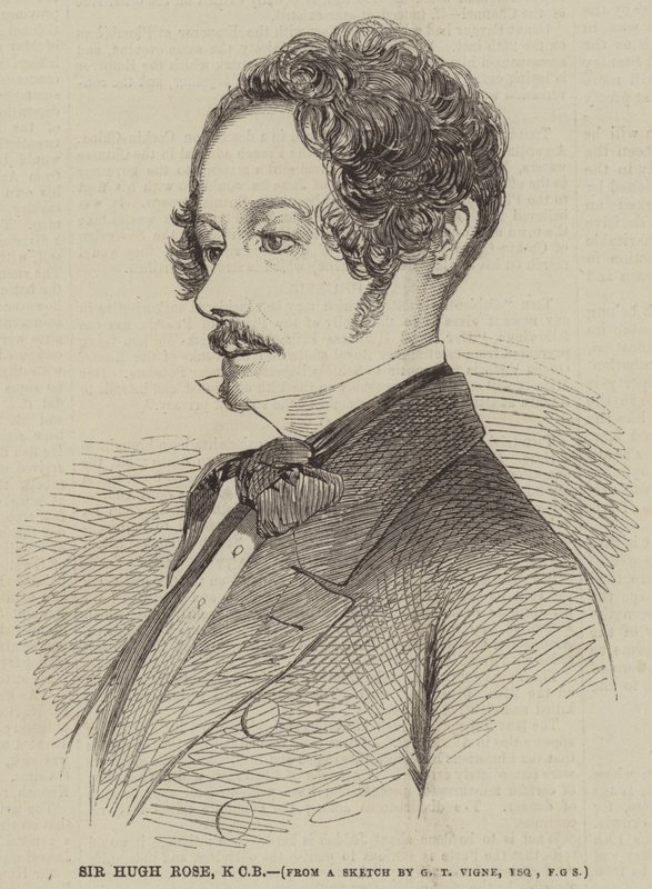 Sir Hugh Rose, KCB alkotó: Godfrey Thomas Vigne