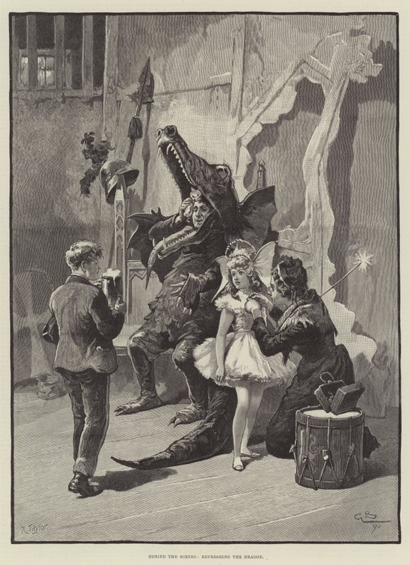 A kulisszák mögött, a sárkány felfrissítése alkotó: Gordon Frederick Browne