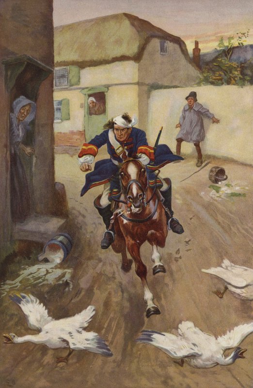 Repülés (színes litó) alkotó: Gordon Frederick (after) Browne