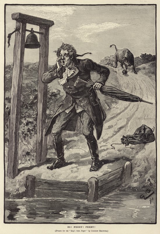 Szia! Komp! Komp! (metszés) alkotó: Gordon Frederick (after) Browne