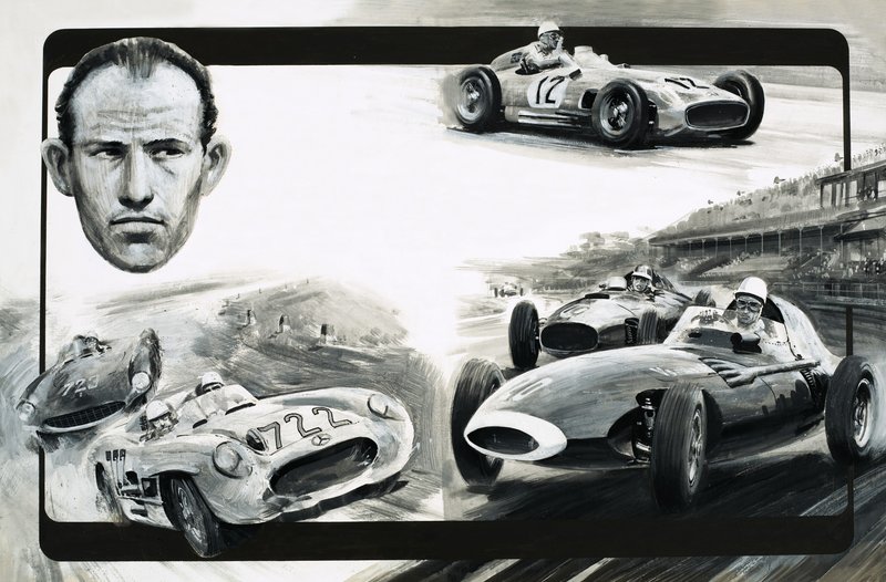Stirling Moss alkotó: Graham Coton