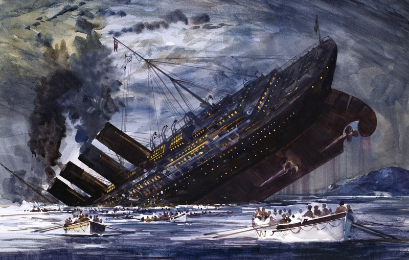 A Titanic elsüllyedése alkotó: Graham Coton
