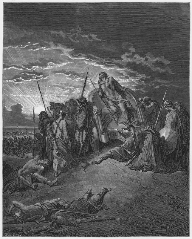 Gustave Dore Biblia: Akháb halála alkotó: Gustave Dore
