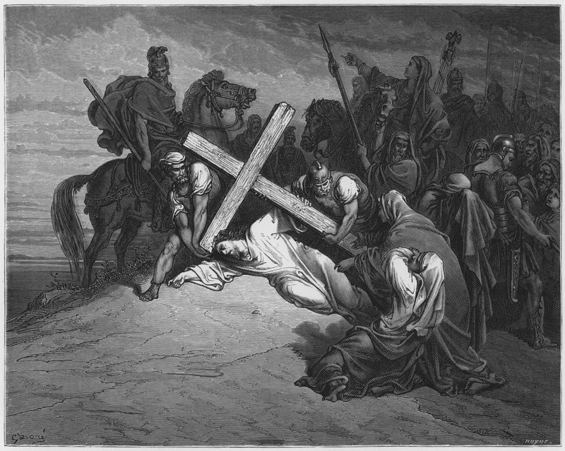 Gustave Dore Biblia: Megérkezés a Kálváriára alkotó: Gustave Dore