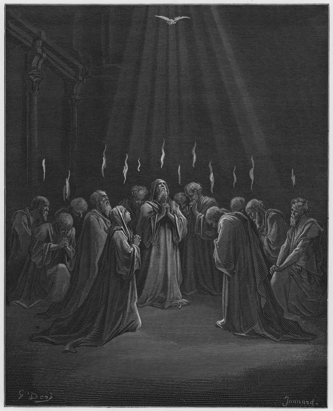 Gustave Dore Biblia: A szellem leszállása alkotó: Gustave Dore