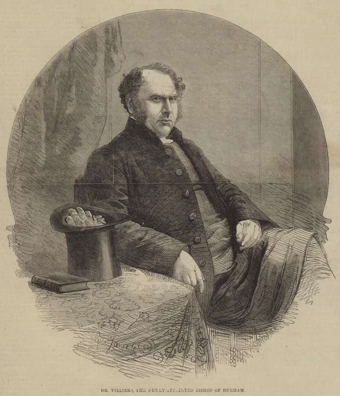 Dr. Villiers, Durham újonnan kinevezett püspöke alkotó: Gustave Janet
